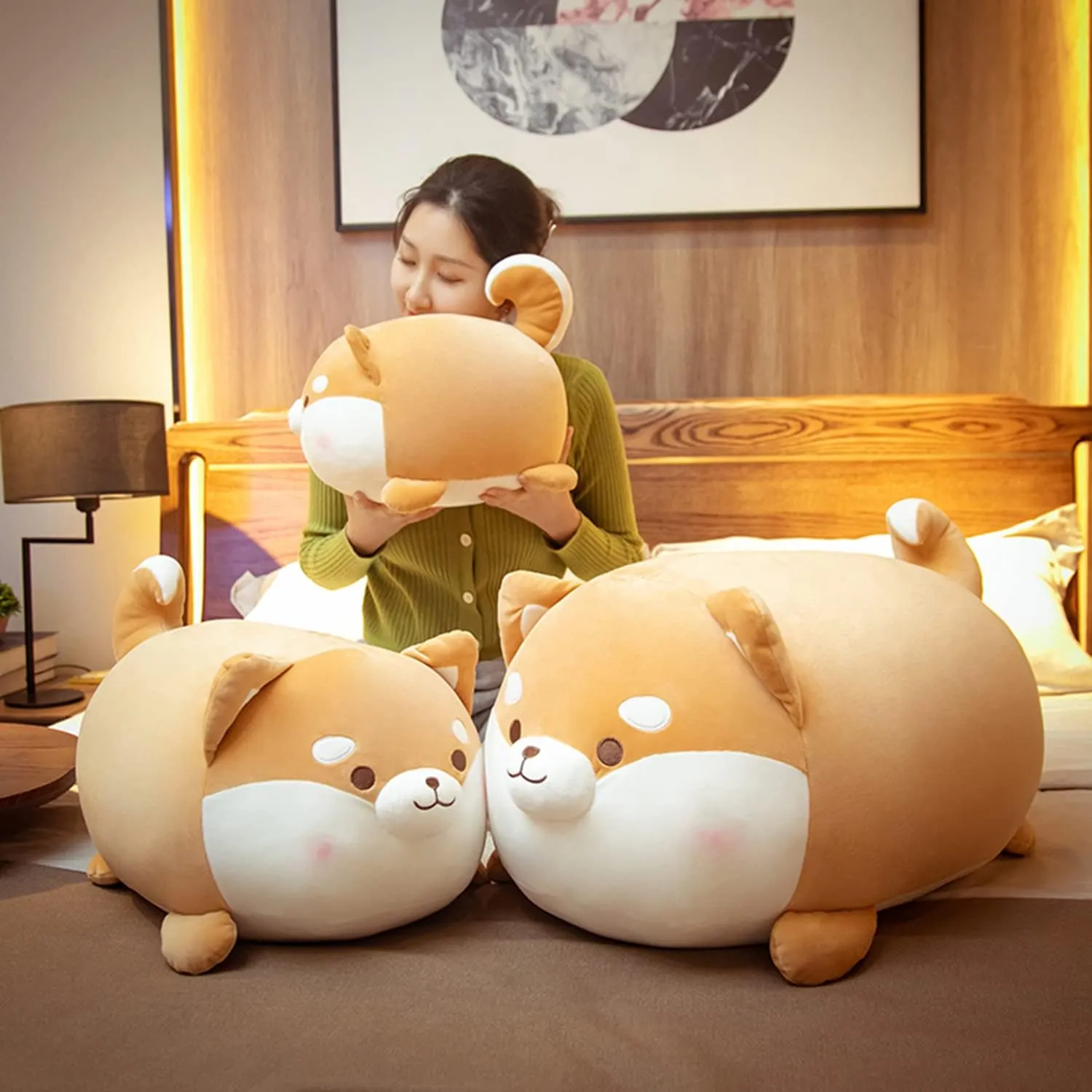 & Lovers (12-Inch) Cute Soft Shiba Inu Dog Plush Toys & Plushies - Throw Pillow pretty spur tang risk reel vigorously & Hugging Cuddly Shiba Inu Dog Doll - Gift for Kids 