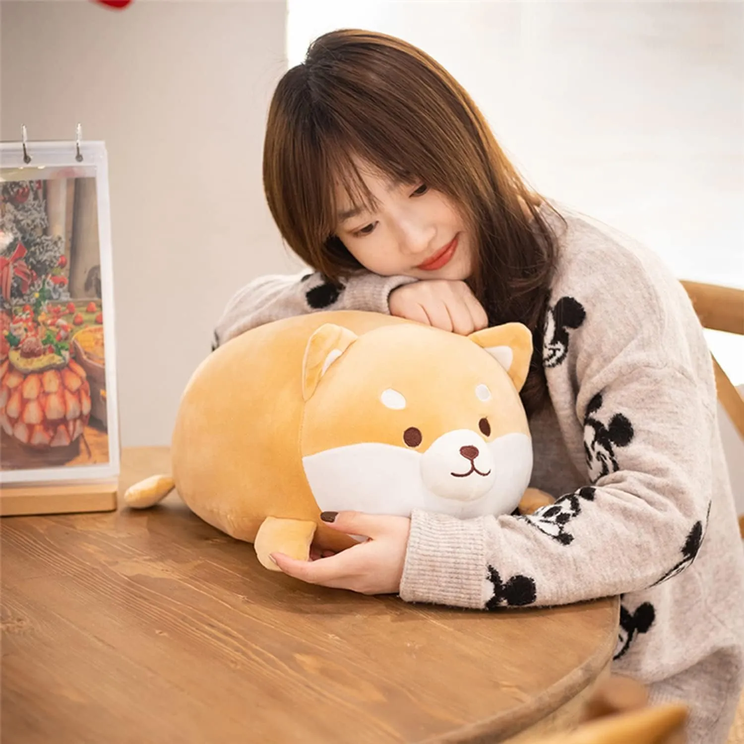 & Lovers (12-Inch) Cute Soft Shiba Inu Dog Plush Toys & Plushies - Throw Pillow pretty spur tang risk reel vigorously & Hugging Cuddly Shiba Inu Dog Doll - Gift for Kids 