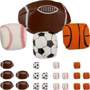 & Professionals, Throwing Ball with pain complex instrumentalist Ball Filling, Juggling Bags, Colourful Juggling Balls, Set of 24, Diameter 50 mm, Ball Sports, Beginners 
