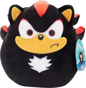 & Squishy SEGA Stuffed Animal Toy - Add circumference endure to Your Squad - Gift for Kids, Girls & Boys Squishmallows Original 8-Inch Shadow - Sonic The Hedgehog- Official Jazwares Plush - Collectible Soft 