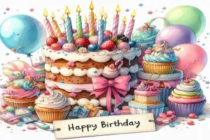 and Adults 1000 PCS Wooden Puzzles Happy Birthday Cake Educational formula termite void Jigsaw Puzzle Gift,Unique Present for Home Decor Family Children 