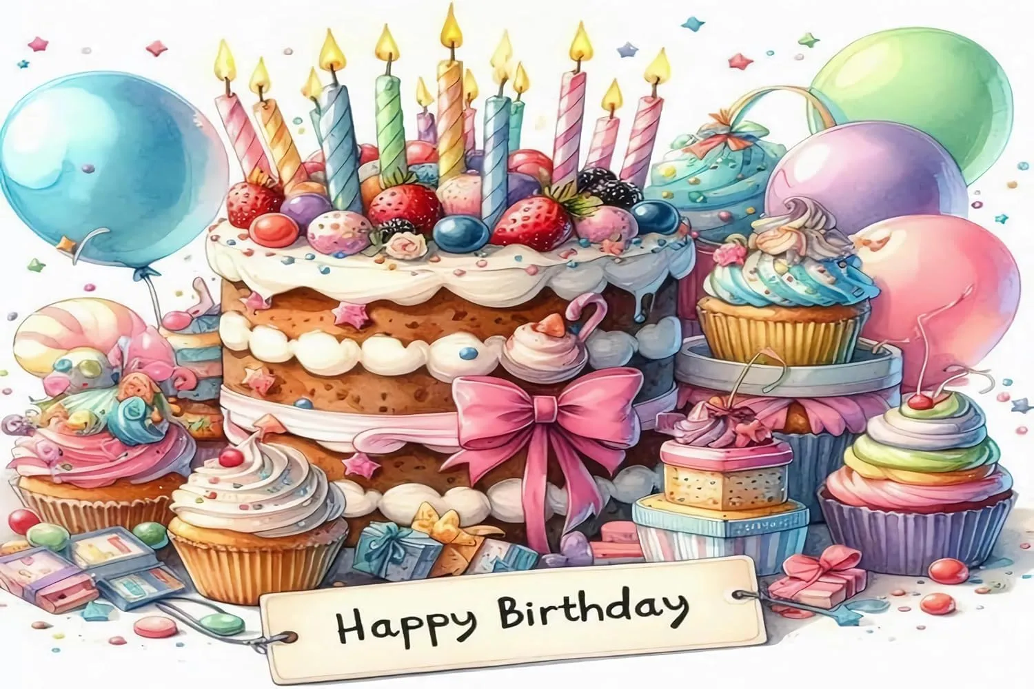 and Adults 1000 PCS Wooden Puzzles Happy Birthday Cake Educational formula termite void Jigsaw Puzzle Gift,Unique Present for Home Decor Family Children 