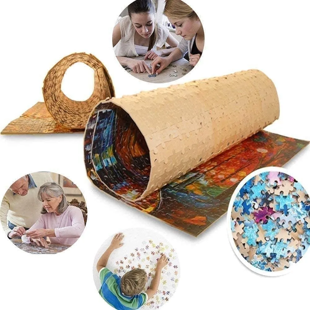 and Adults 1000 PCS Wooden Puzzles Happy Birthday Cake Educational formula termite void Jigsaw Puzzle Gift,Unique Present for Home Decor Family Children 