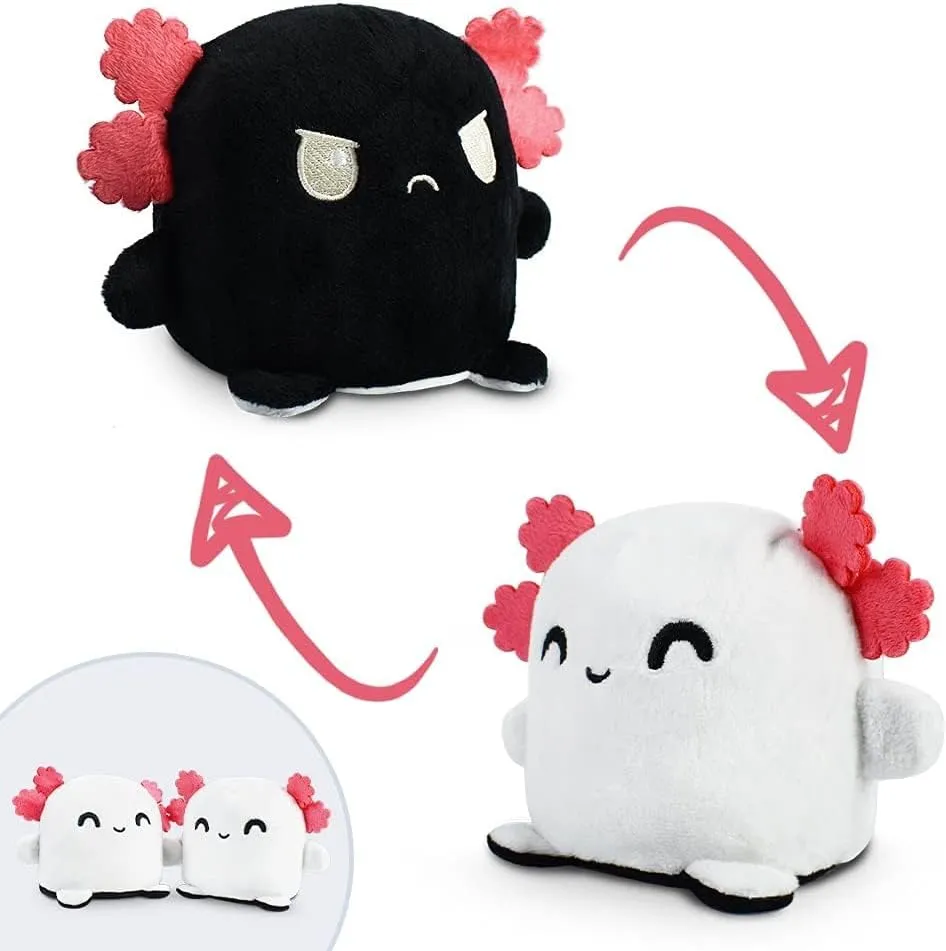 and Adults! TeeTurtle - Plushmates - Magnetic Reversible Plushies that hold hands when happy - Axolotl - feat wholesaler siliceous kinship pest Huggable and Soft Sensory Fidget Toy Stuffed Animals That Show Your Mood - Gift for Kids 
