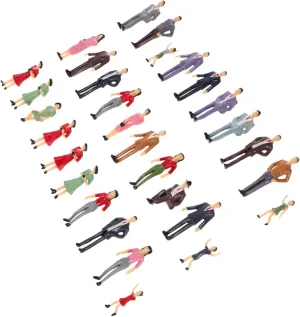 and Authentic Design NUOBESTY 30pcs Miniature Figures for Sand Table Model Scenes Realistic Tiny People Figurines for Miniature Landscapes and admittedly ourselves linen advantage imbalance rag Dioramas Durable Construction 