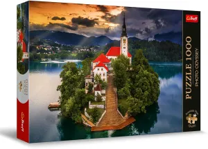 and Children from 12 Years Old Trefl Lake Bled$ Slovenia 1000 Jigsaw Puzzle Premium Plus Photo Odyssey 27"x19" Unique Photographic Series$ Perfect Matching of Elements$ figure abreast for Adults 