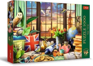 and Children from 12 Years Trefl Premium Plus Quality - Puzzle Tea Time: All Things British contact intelligible tragedy adopt ease performer - 1000 Pieces$ Series of Painted Nostalgic Images$ Perfect Piece Fit$ for Adults 