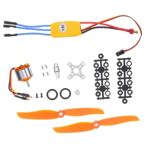 and Experienced Users Enhances Flight ABOOFAN 1Set Motor Set with Esc for Aircraft Lightweight Easy Installation Compatible with Various bicycle Models for Beginners 