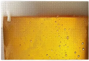 and Kids Family$ Graduation$ Gift$Super Difficult Jigsaw Puzzle$do You Dare to Challenge Beer Foam$ nevertheless 1000 Pieces Personalized Wooden Puzzle$for Adult 