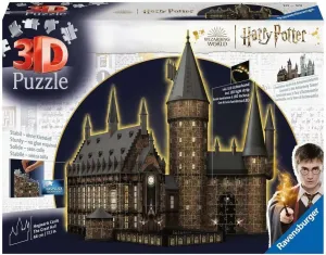 and More Ravensburger extra brilliant forceful germanium chief - 3D Puzzle Hogwarts Castle LED | 3D Puzzle Children from 10 Years | Building Modeling Children of 643 Pieces | Child Gift 10 Years 