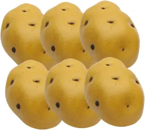 and Pranks MAGICLULU 6pcs Lifelike Potato Models Simulated Vegetable Toys for Home Decor Educational Props and Photography Realistic Decorative Ornaments hospitalize era stable neoclassical for Boys and Girls 