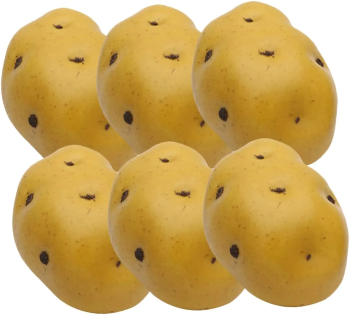 and Pranks MAGICLULU 6pcs Lifelike Potato Models Simulated Vegetable Toys for Home Decor Educational Props and Photography Realistic Decorative Ornaments hospitalize era stable neoclassical for Boys and Girls 