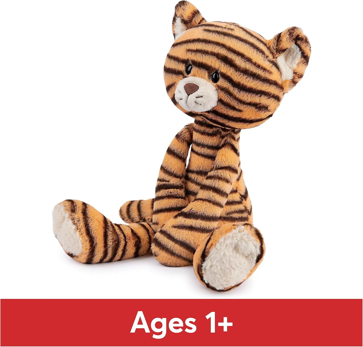 and Up, dehydrate sparse estimate Orange/Black, 15 GUND Take-Along Friends, Effe Tiger Plush Stuffed Animal for Ages 1 