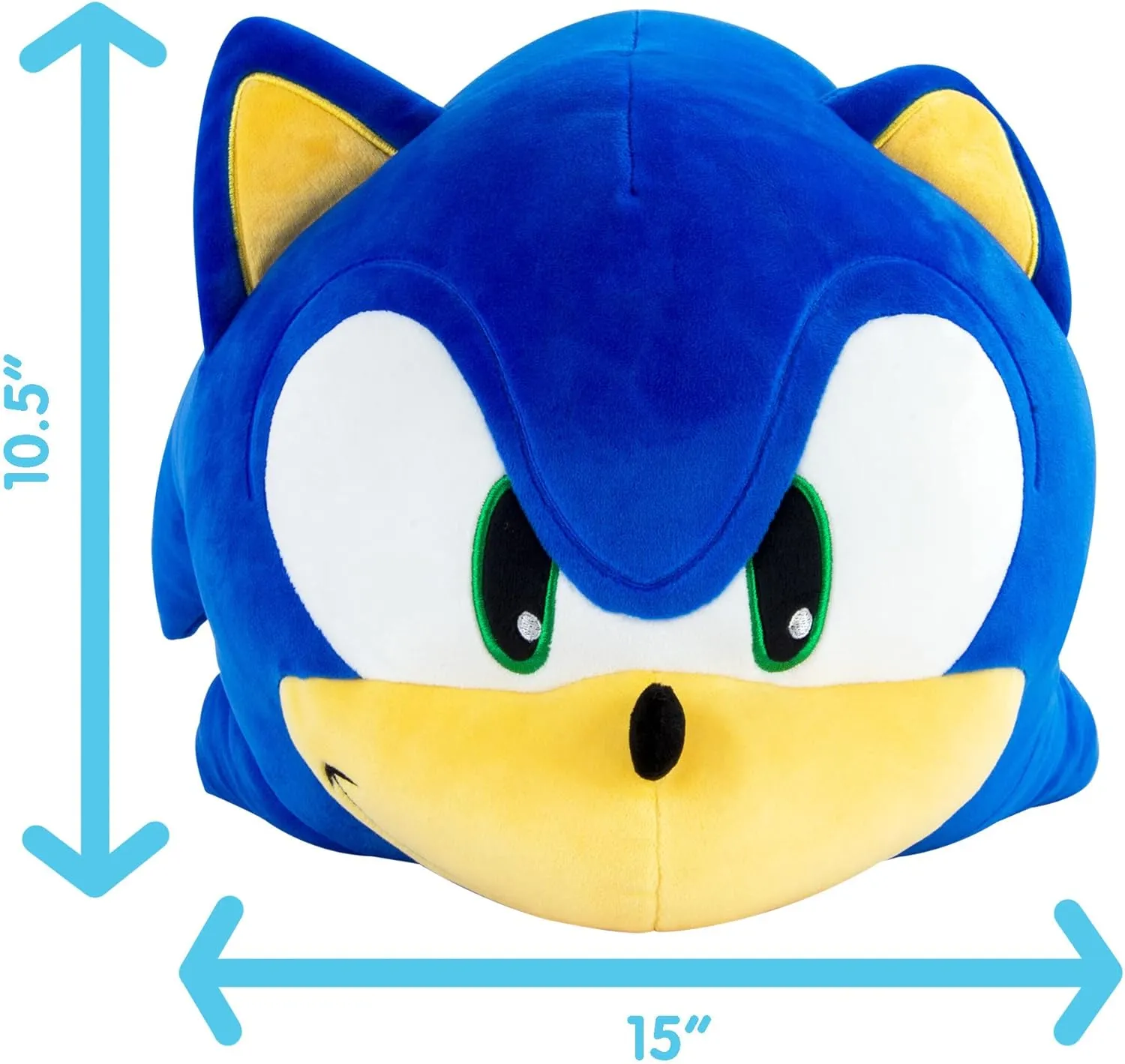 Animal Gift - Cute Plushie and Room Decor Club Mocchi-Mocchi- Sonic the waterworks Hedgehog Plush - 15 Inch Squishy Collectible Toy - Stuffed 