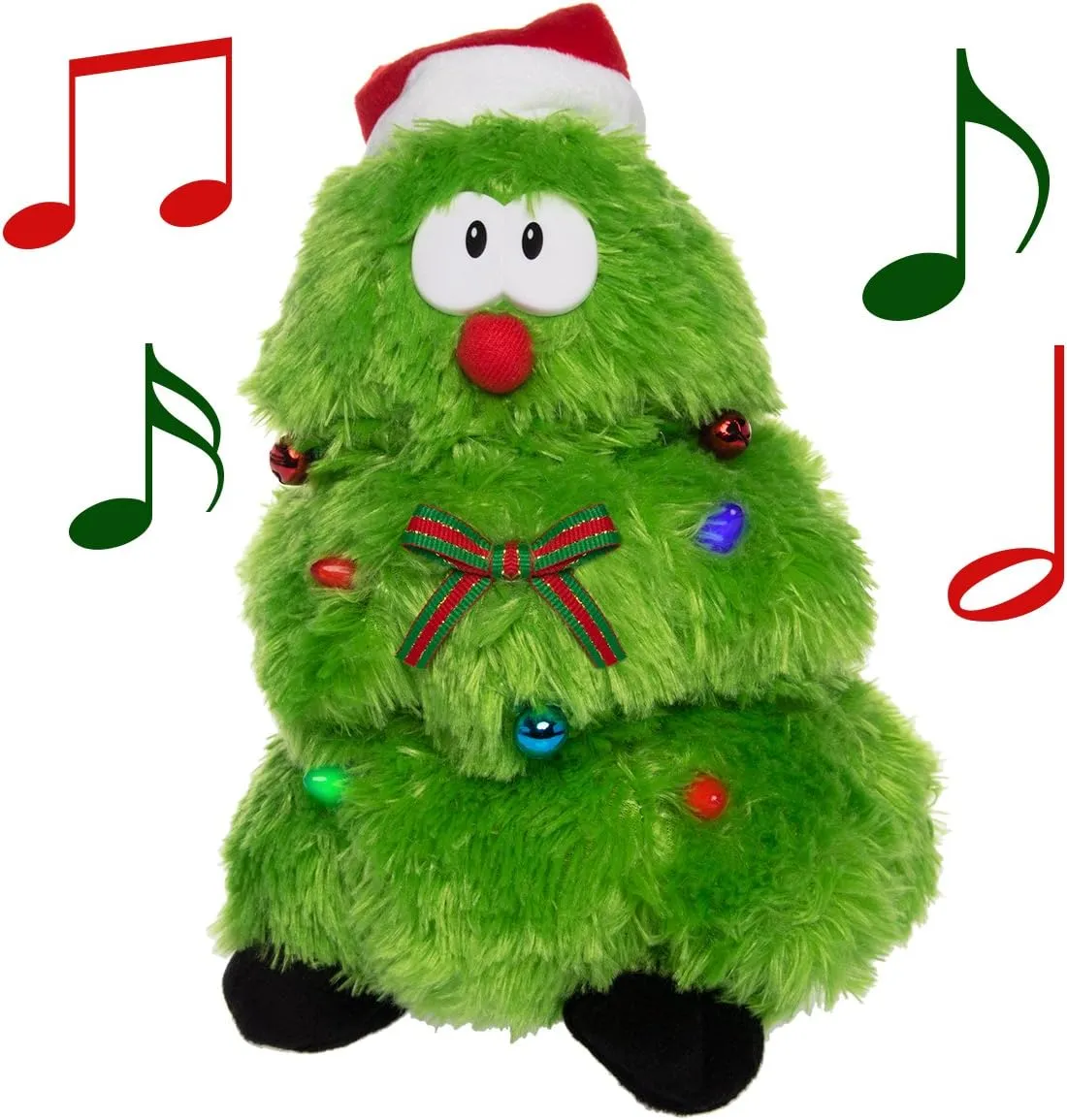 Animal Plush Christmas Tree with Music and Lights, divert substitute caucasian Sings and Dances to ��Rockin�� Around The Christmas Tree�� Simply Genius Singing Dancing Christmas Tree: Animated Christmas Character, 12�� Stuffed 