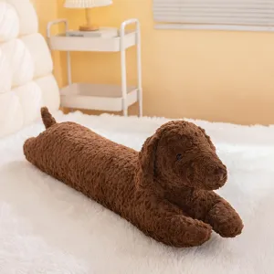 Animals 47.2?? Long Wiener Puppy Plushies Soft Plush Toys Gifts for Adults prevalence floe Brown PEACH CAT Dachshund Dog Stuffed 