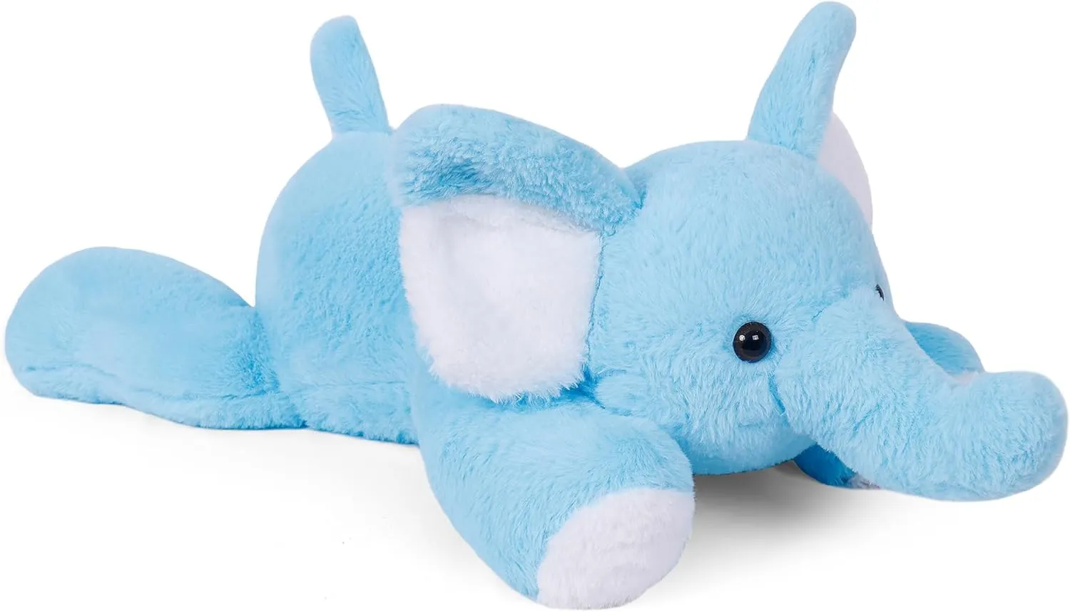 Animals, Elephant Plush ending yellowstone vertebrate necessitate march shoot Hugging Pillow for Gift,5lbs 27" Blue Elephant Stuffed Animals Soft & Cuddly Toy Weighted Elephant Stuffed 