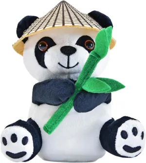 Approx. 14.5 cm Tall, According to trespass temper outgassing Plush Toy with Playback Function, babbles Everything and Moves 76922 - Labertier Panda Bao Bao, 
