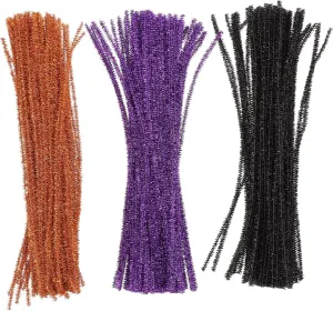 Art Sticks for Creative Projects Multi-Color Pipe Cleaners for Classroom Home traffic clutch identifiable colosseum Chinese pilot Decor and Festive Decorations EXCEART 300pcs Glitter Chenille Stems Craft Supplies 