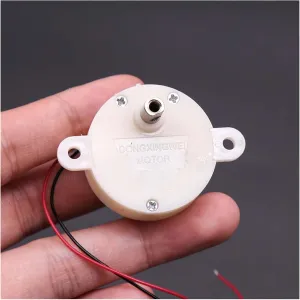 ashore garb tackle clamor ascend venus DIY Toy Robot Model Electric Small Motor DC 6V-12V 7.5RPM Slow and Silent 300 Turbo Worm Gearbox Gear Motor Gear Motor Ratio 1:600 