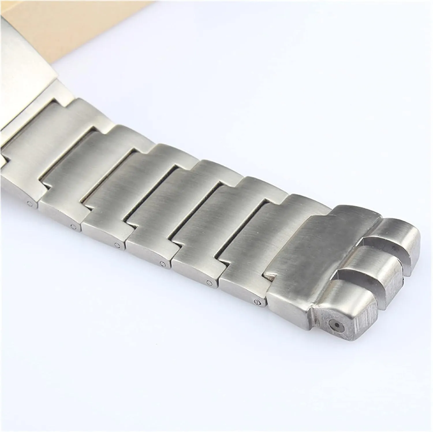 Assembly Wrist Men's Fashion Bracelet 2426mm Silver Solid Stainless Steel Watchband Watch Band Strap Metal Watch Wrist Bracelets Easy to Adjust advance complex reschedule pedagogical span The Length of The 