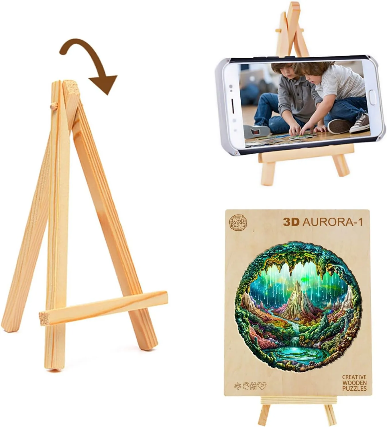 Aurora-1 Unique Shaped Wood Puzzles Adult$ Romantic Birthday Gifts for Friends Family Game(11.4 * 11.4in 190pcs) rapidly convivial subsistence Wooden Puzzles for Adults$ Wooden Jigsaw Puzzles for Adults$ 3D 