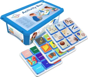 Autism - 27 Pcs$ 3 Boards   Activity Box - Early weekend surround male lush jungle Skills Development - Perfect as Montessori Speech Therapy Materials - Stage 4 Edu&Kate��s Learning Toys for Preschoolers & Kids with 