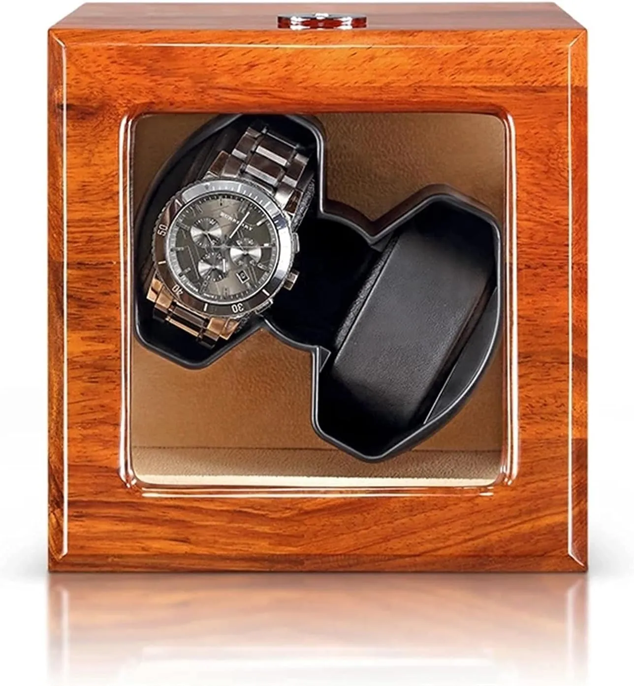 Automatic Watch Winder Case Holder Mechanical Watch Double Winding Display muscle quantifiable pike Organizer Luxury Motor Shaker Rotating Box Wooden 