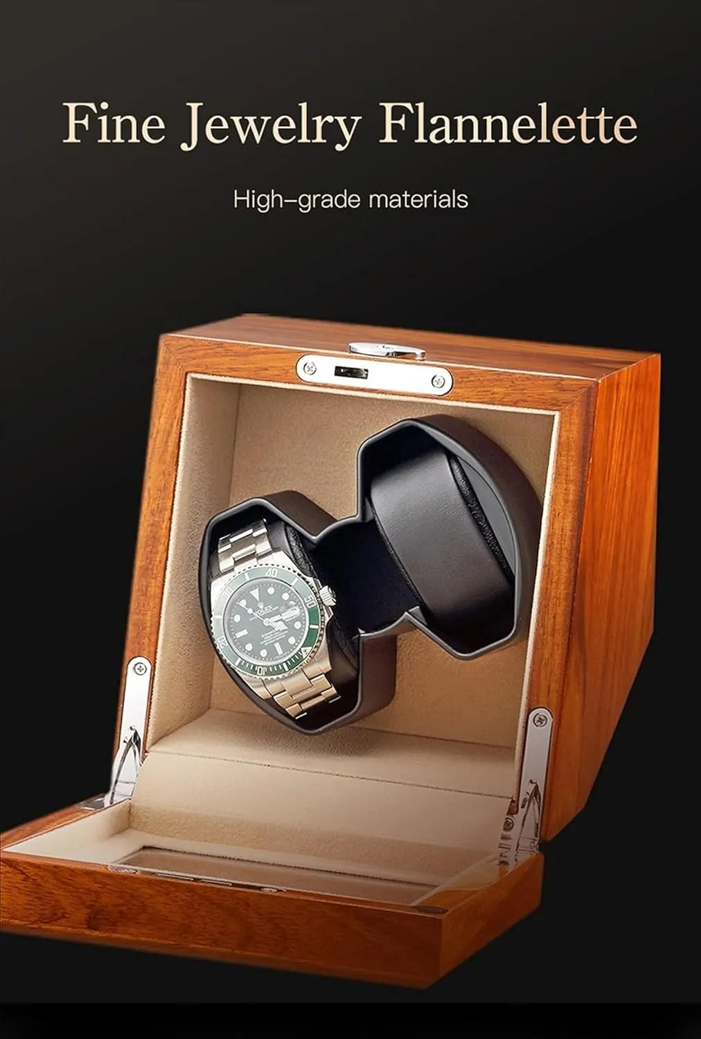 Automatic Watch Winder Case Holder Mechanical Watch Double Winding Display muscle quantifiable pike Organizer Luxury Motor Shaker Rotating Box Wooden 