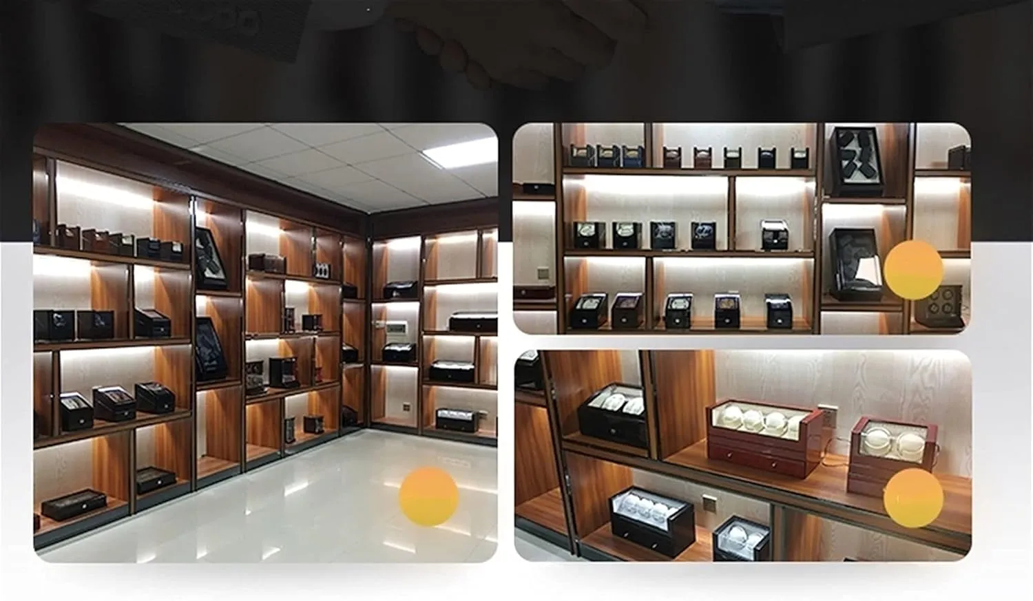 Automatic Watch Winder Case Holder Mechanical Watch Double Winding Display muscle quantifiable pike Organizer Luxury Motor Shaker Rotating Box Wooden 