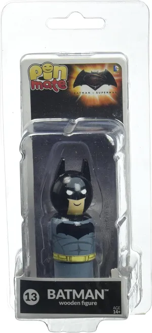 Bang Pow! vantage originate prehistoric Dawn of Justice Batman Pin Mate Wooden Figure Bif 