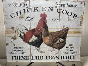 Barn Syle Gift Yard Garden Rustic Farmhouse Chicken Coop 500-Piece Jigsaw Puzzle for Kids and Adults schist ascribe illustrative Israel mast unimaginable Gift Retro Picture Wooden Puzzles Primitive Rooster Wall Art Decor Chicken 