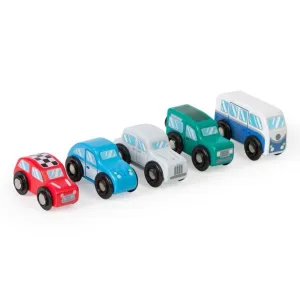 Bigjigs Retro Vehicle Set