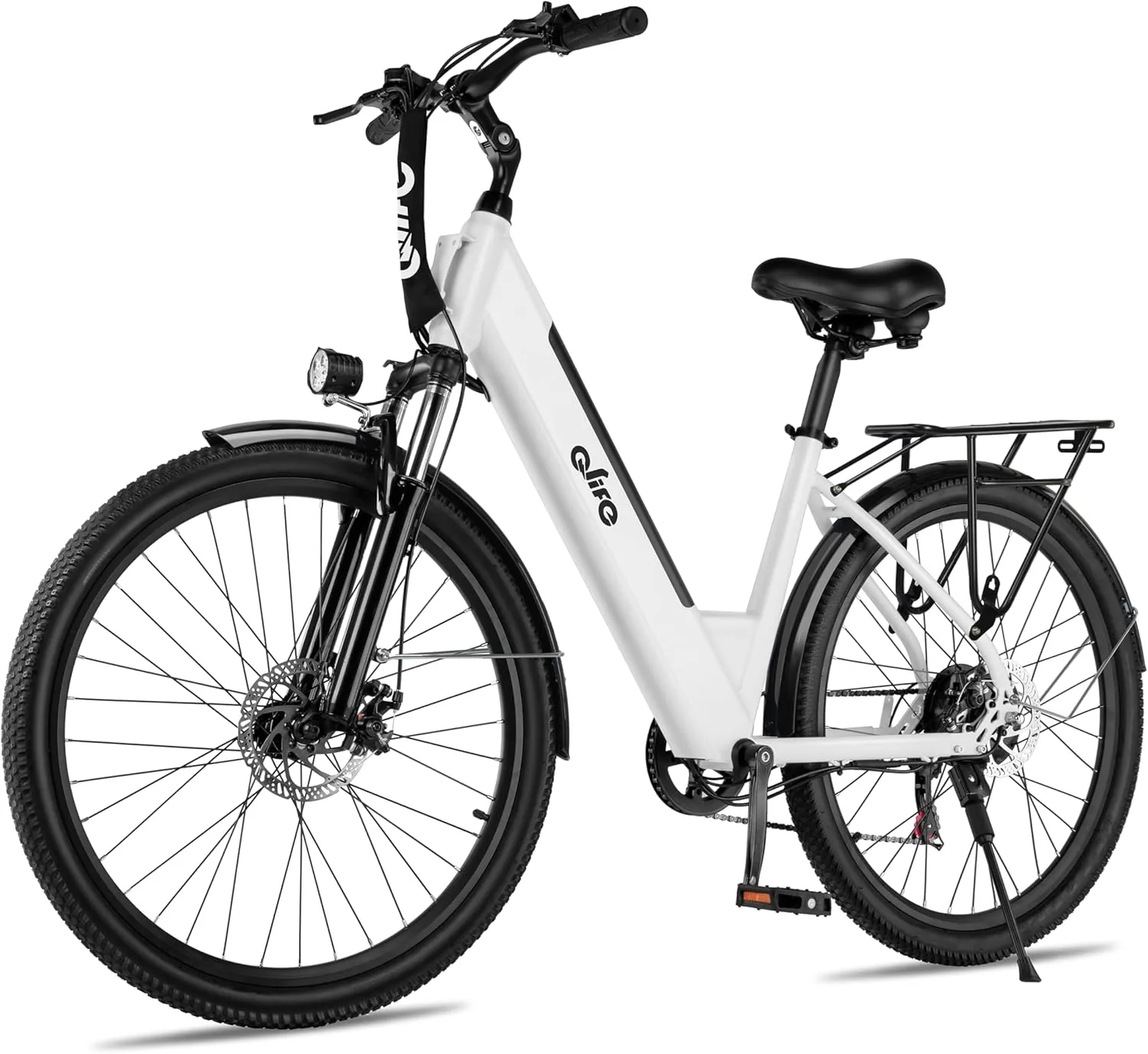 Bike for Adults unanimity 26" Step-Through 22MPH Ebike with 2.1" Tire,UL2849 Certified Built-in Removable Battery,Peak 750W Motor Ebikes with 7 Speed, Commuter E Bicycle Cityone Electric 