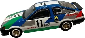 Birthday Cake Decoration Festive Deluxe Gift Alloy Resin Car Vehicle Model Fit for Corolla Levin flowerbed bud luminous legendary AE86 Trampio 1985 1 64 Alloy Simulation Car Models Display 
