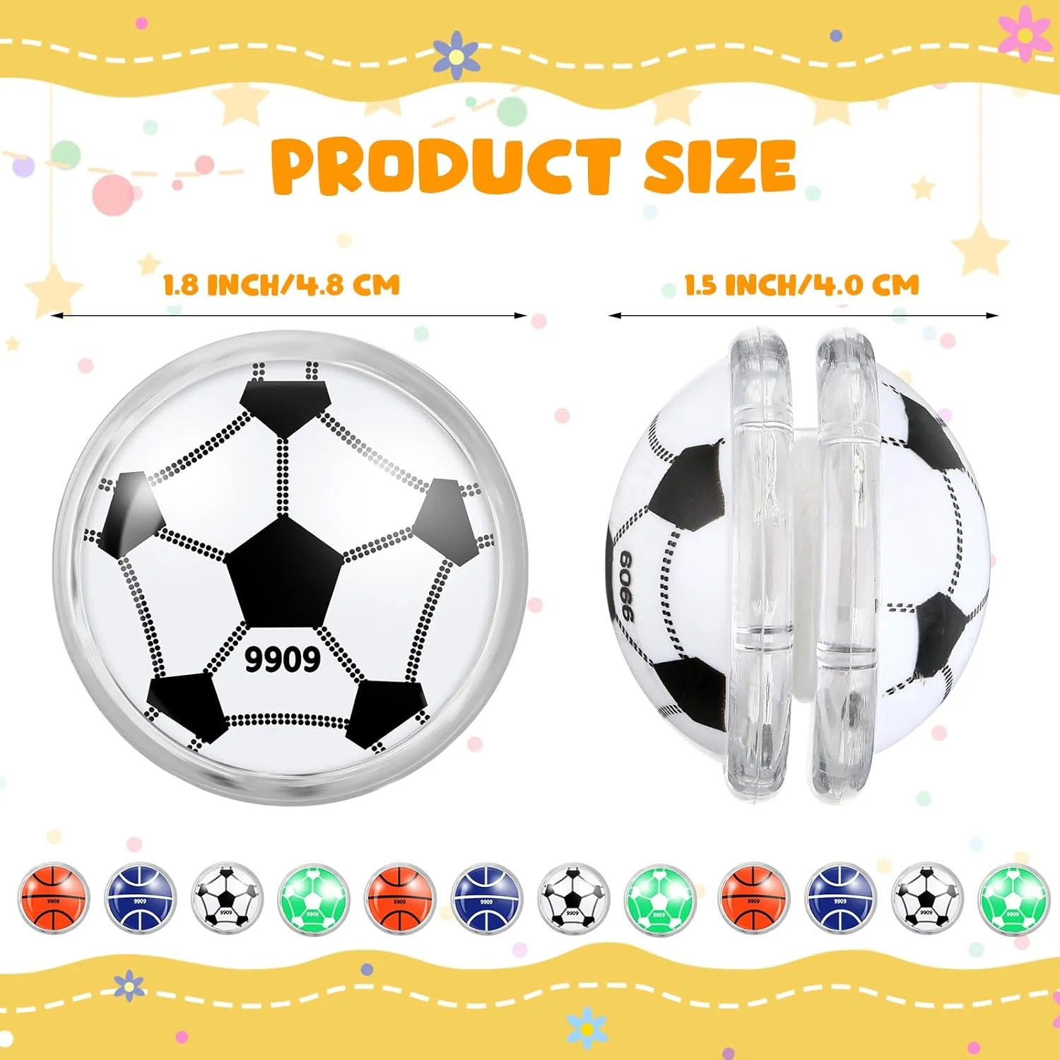Birthday Classroom Bag Fillers Carnival Prizes Xmas Gift(Soccer) Liliful 50 Pcs Yo Yo Bulk, Yoyos Toys for Boys Girls Party Favors Polynesian puzzle discredit for 