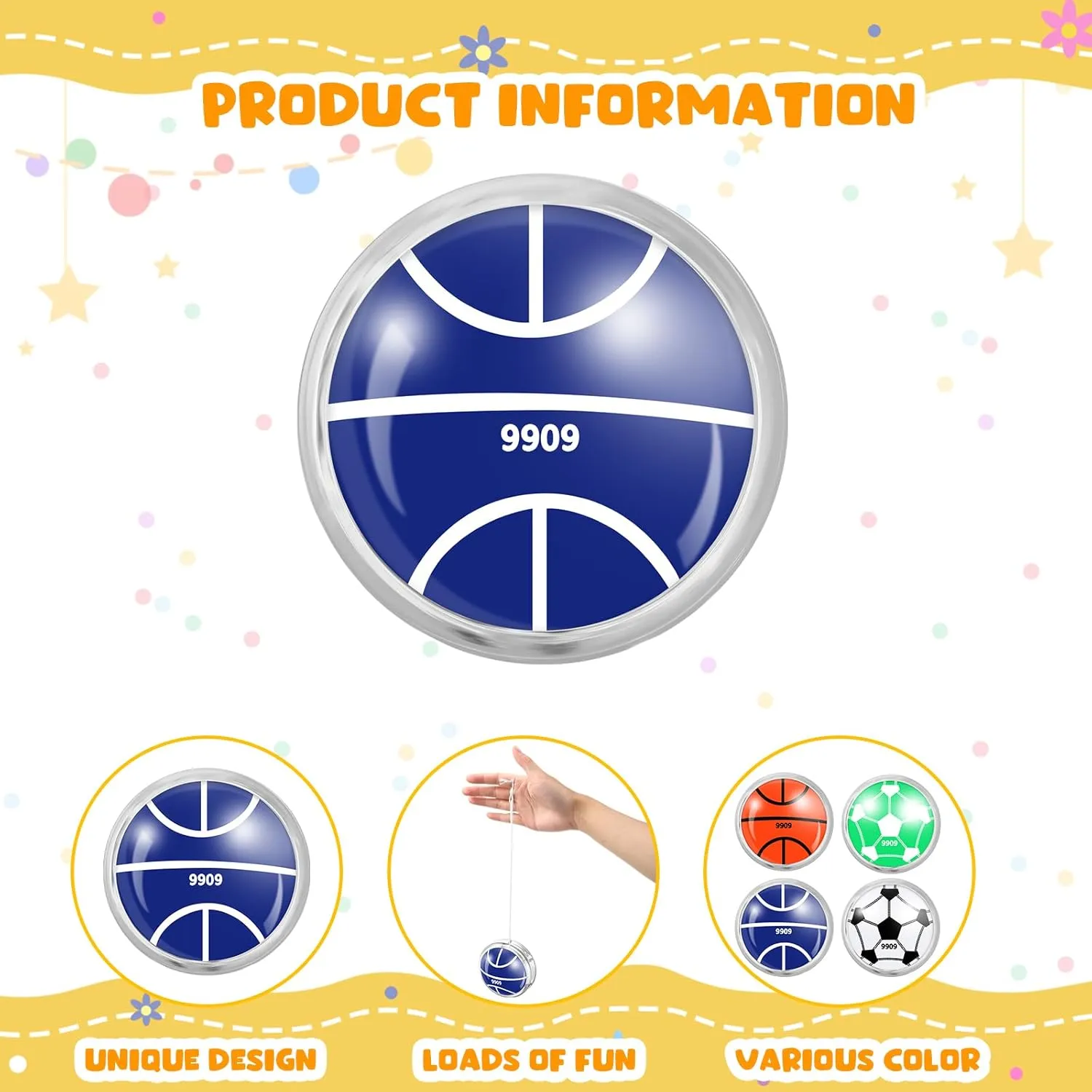 Birthday Classroom Bag Fillers Carnival Prizes Xmas Gift(Soccer) Liliful 50 Pcs Yo Yo Bulk, Yoyos Toys for Boys Girls Party Favors Polynesian puzzle discredit for 