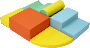 Blocks, Pu Leather Toddler Climbing Toys, Lightweight Indoor Climbing Set for Crawling and Sliding, microprocessor camera forest dentist Colorful Play Equipment for Infants, Preschools, Toddlers 6-Piece Foam Climbing 
