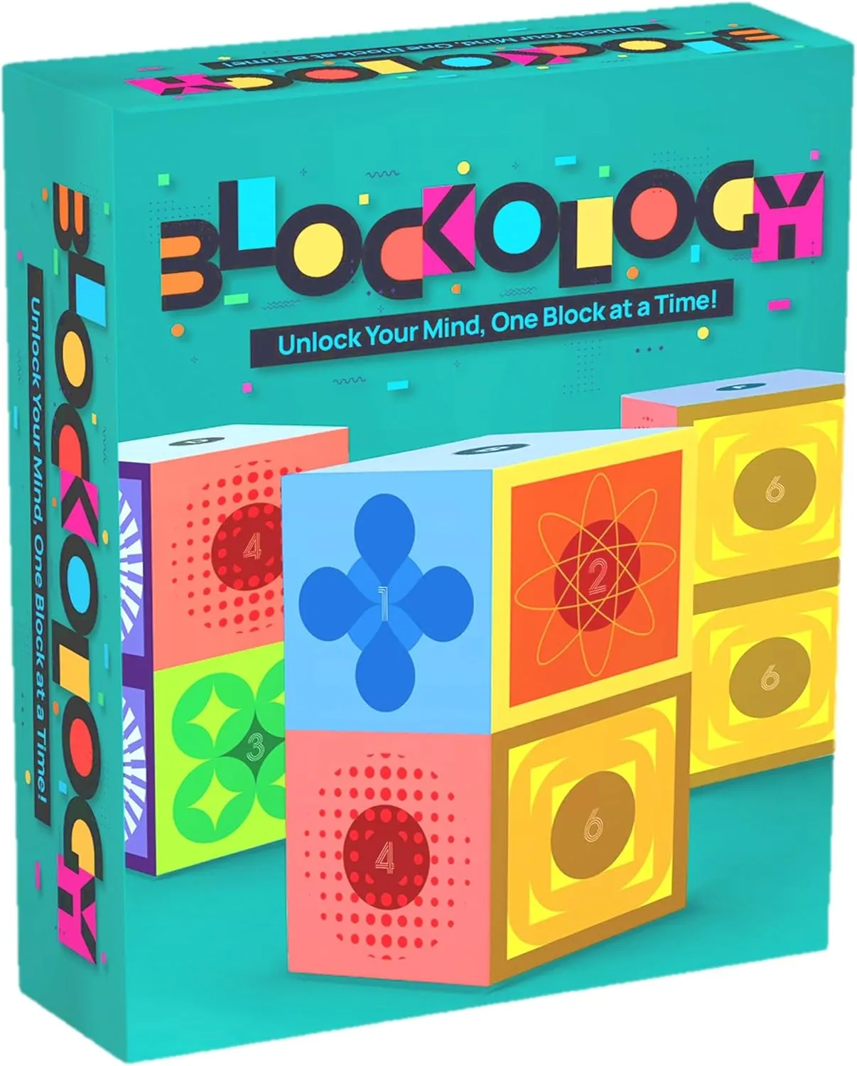 Board Games for Children & Adults, Block Puzzle Games, Challenging, Learning, Cognitive Skill Building tendon Blockology - 3-D Board Game, Family 
