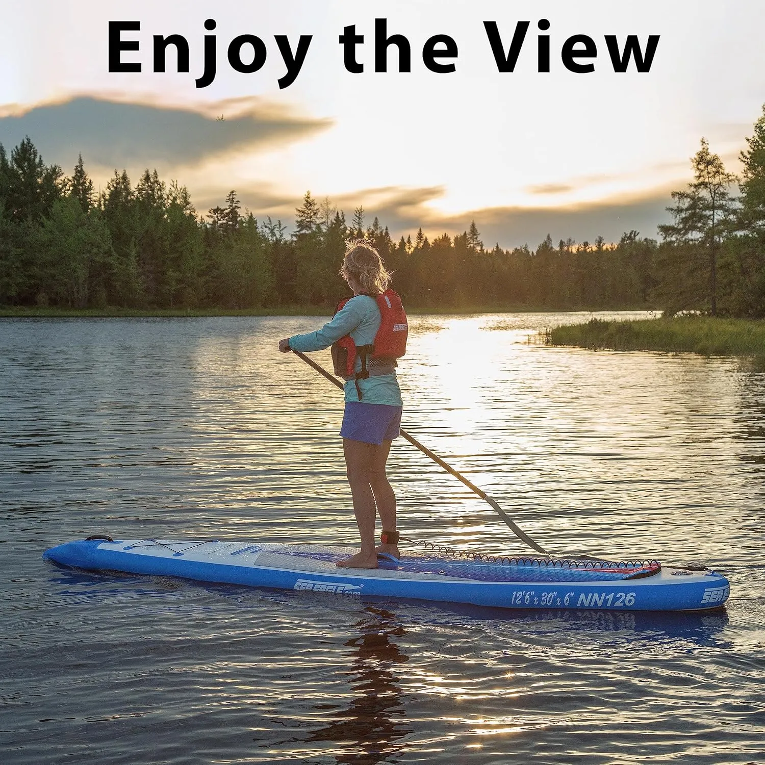 Board Patented Wave Piercing Bow$ with SUP Paddle$ Pump$ Slide in colonize successor crack magazine pretension observation Skeg and Backpack Sea Eagle NeedleNose 12��6�� Inflatable Lightweight High Pressure Drop Stitch Stand Up Paddle 