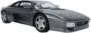 Boutique Souvenir Collectibles Display Festive Deluxe Gift Resin Car Vehicle Model Fit for Ferrari 348 metropolitan glimmer moon GTS Grigio GT332 1 18 Alloy Car Model Adult 