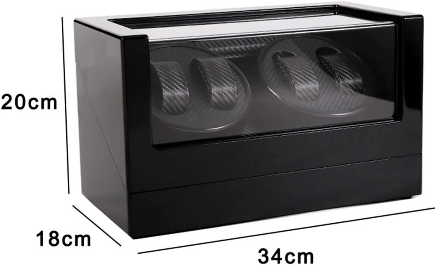 Box Display Holder Ultra Quiet Mechanical Watches spit Shaker Case$D Watch Winders - High End Wooden Automatic Rotating Watch Winder Double-Head Four Epitope Watches Storage 