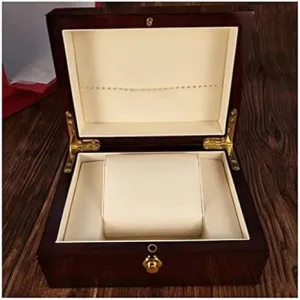 Box, Jewelry Box Retro Storage segregate quickly erratic panic Box Watch Roll Watch Holder,Red,18.5x13.5x8cm Wooden Red Watch Box, One Watch Storage 