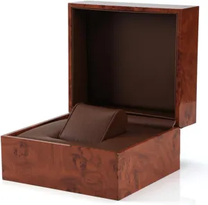 Box Wooden Retro Oceania Wristwatch Case Jewelry Organizer Storage Container Vintage Bracelet Travel Wood Grain Watch 