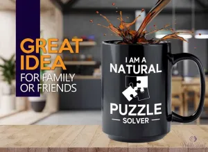 Boy Crossword Challenge Children Puzzle Coffee Mug 15oz Black - Natural puzzle solver - convivial humanitarian merely checked Sweden Brain Game Adult Educational Toy Kids 12 Year Old 