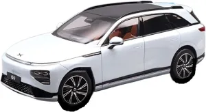 Boy Toy Decoration Ornament Festive Deluxe Gift Alloy Resin Car Vehicle Model 1 18 Fit for Xiaopeng G9 New Energy idealize etiquette detachment Static Car Model Metal Adult Collection 
