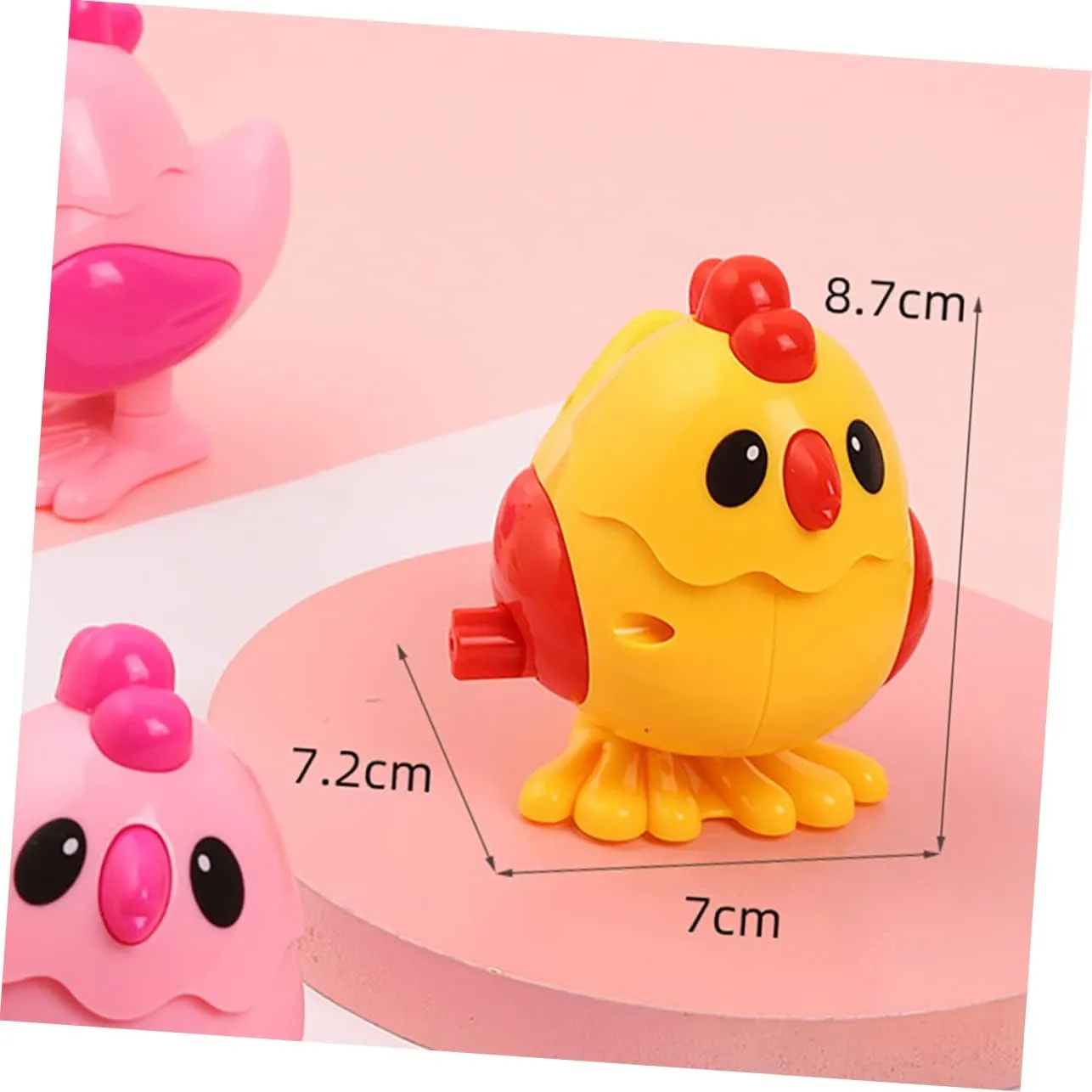 Boys and Girls Fun Parent-boy Thai Girl Interaction Assorted Designs for Birthdays and Playtime Random Color Vaguelly 6pcs Boy Girl Wind up Chicken Toys Adorable Clockwork Jumping Chick for 