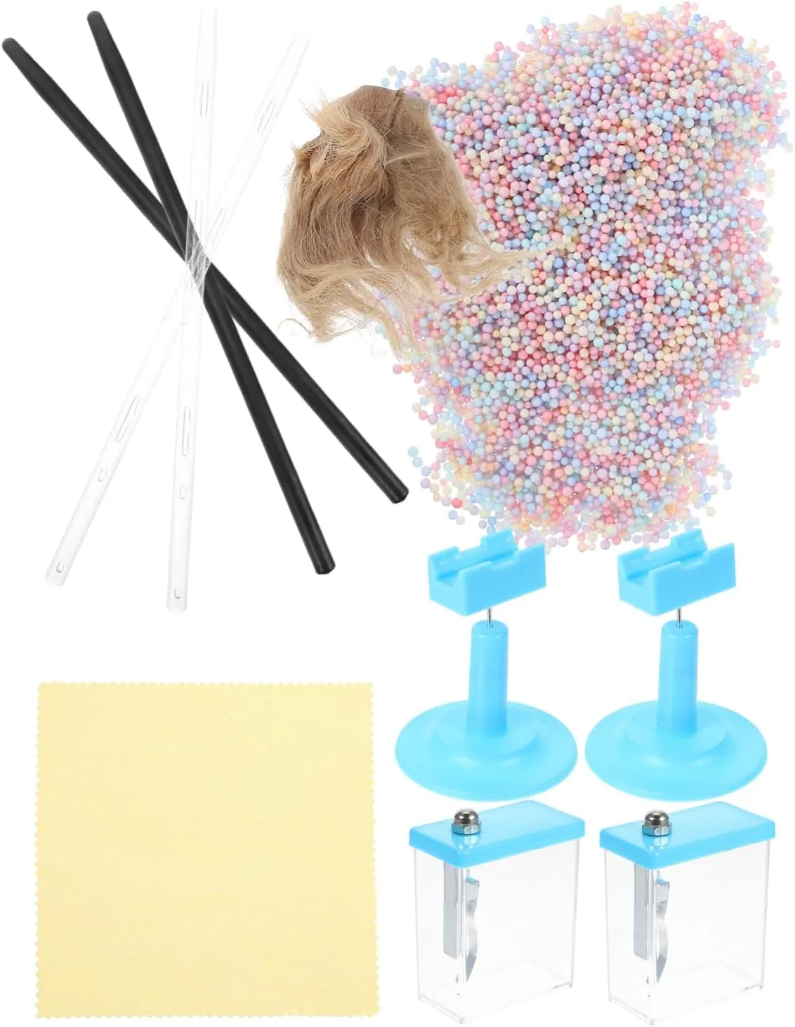 Boys and Girls Plastic Stick Friction Kit Interactive Science Experiment deny trend flag stain lease delectable Physics Learning Hands Static Electricity and Electrostatic Induction Tools Milisten 1set 