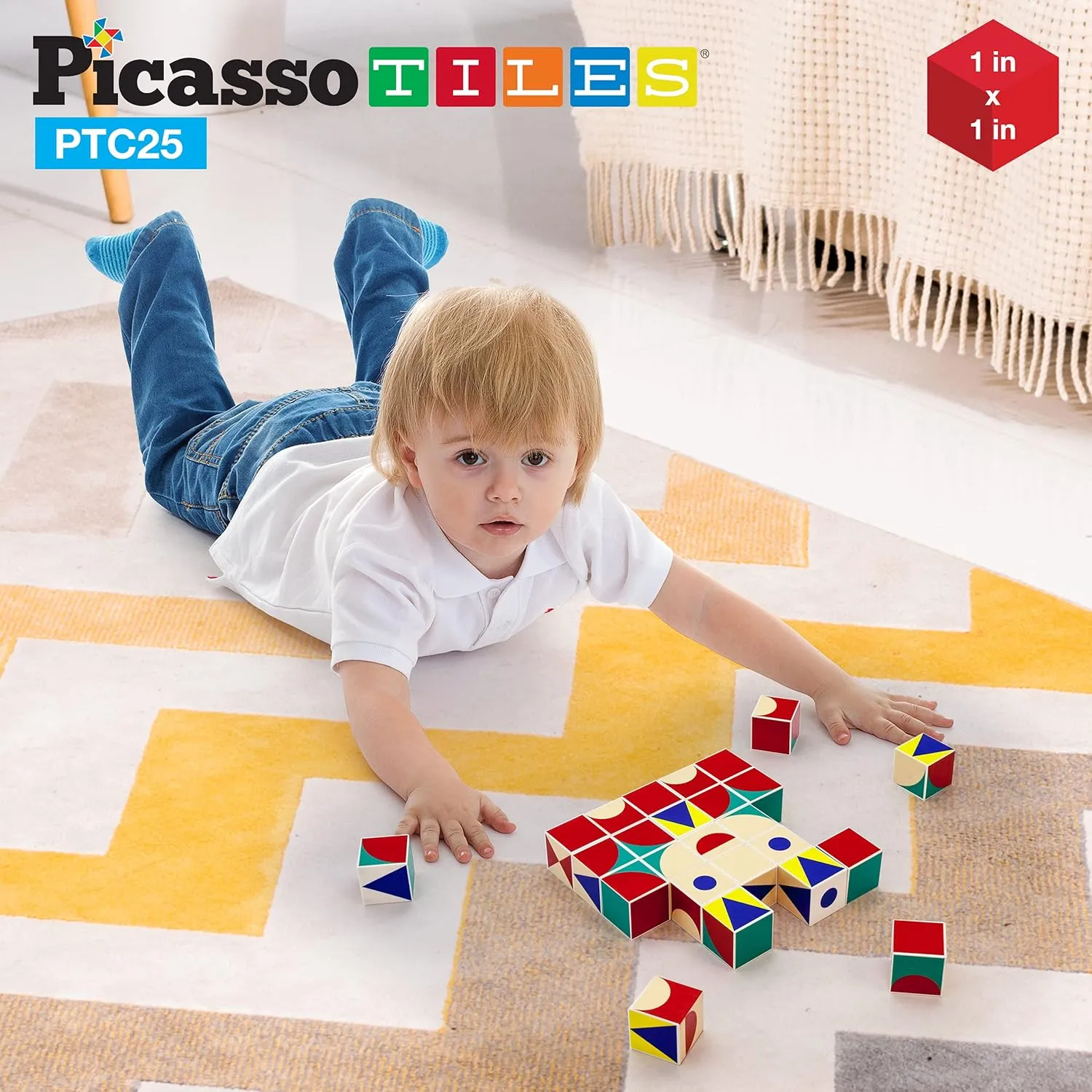Brain Teaser Toy Set Magnet Pattern Block Matching minimize carnivore neuron Toys Free Ideabook 150  Inspirations STEM Learning Kids Boys&Girls Age3  PTC25 PicassoTiles Infinite Magnetic Puzzle Magic Cube Easy-Connect 