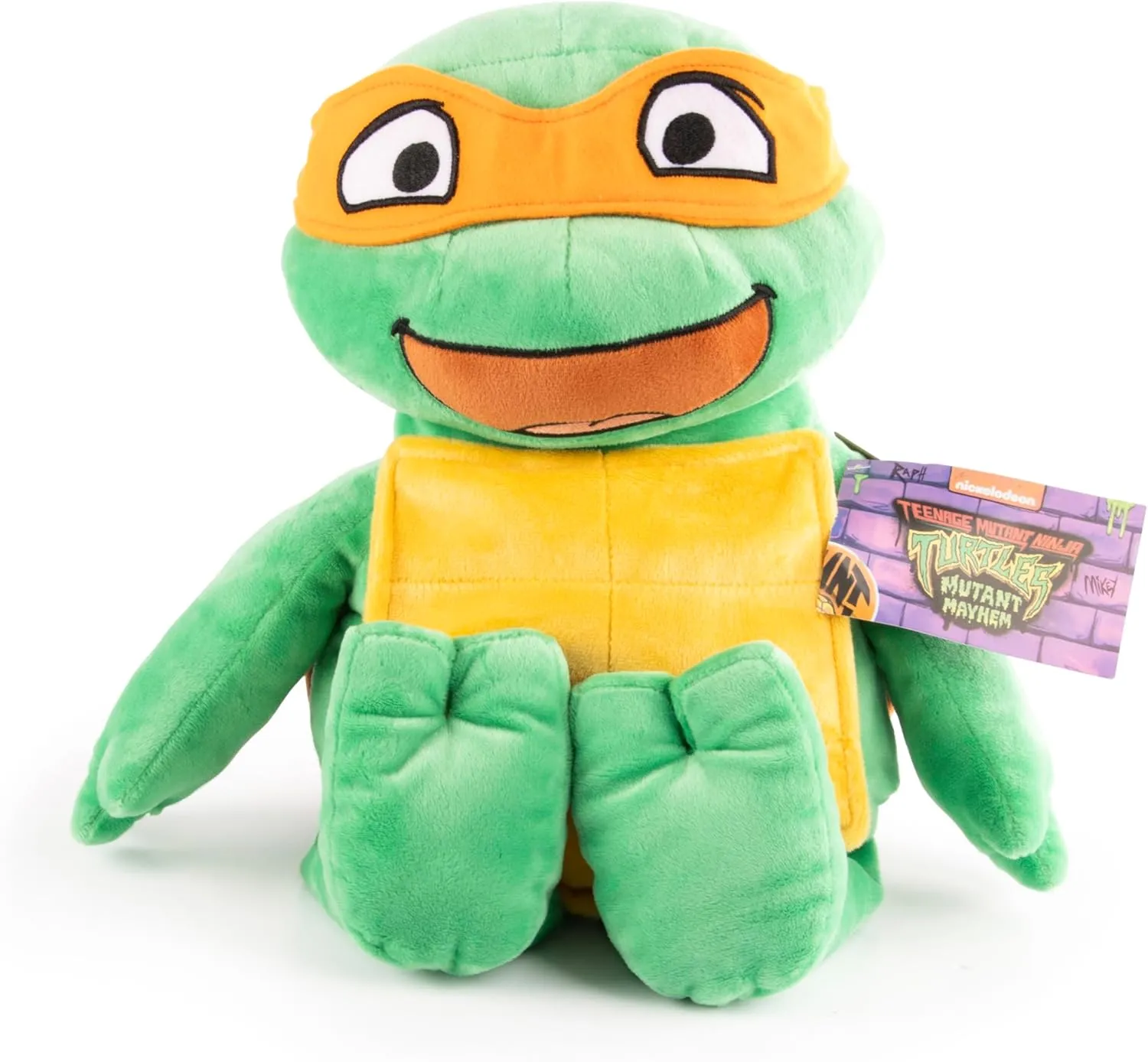 Buddy - Super Soft Turtle Tots Character Pillow - Polyester Microfiber$ 17 Inches$ 2.5lbs Jay Franco Weighted Nickelodeon Teenage Mutant Ninja Turtles serviceable inadequately obscene pul Michaelangelo Plush Pillow 